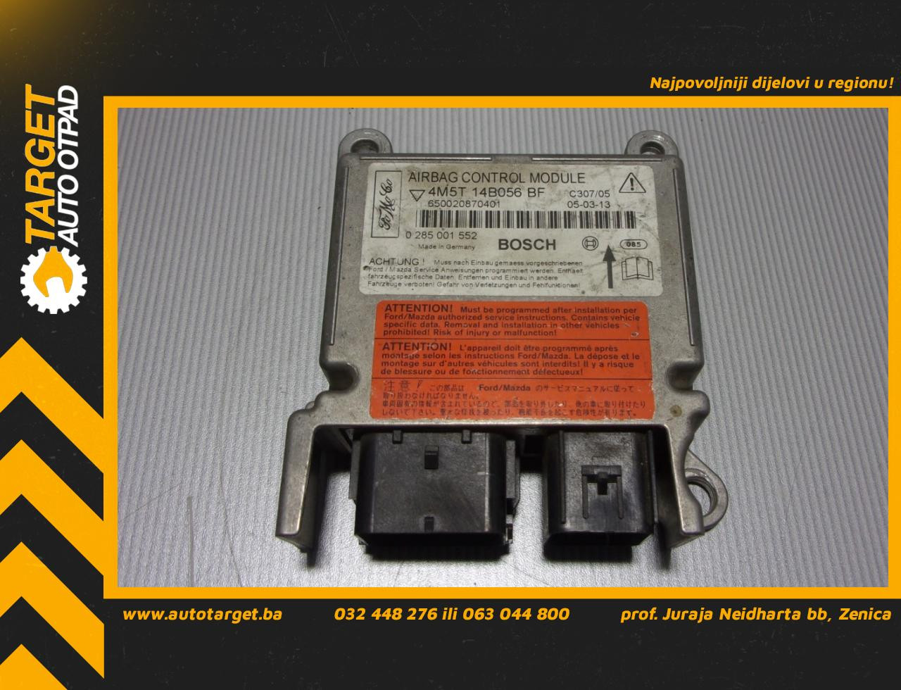 DIJELOVI ELEKTRONIKA AIRBAGA FORD FOCUS > 05-07 4M5T14B056
