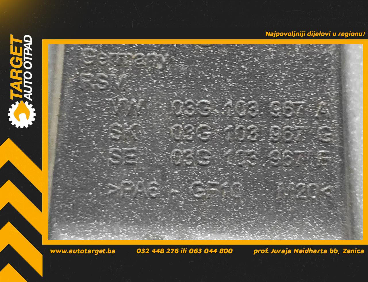 DIJELOVI POKLOPAC MOTORA VW PASSAT B6 > 05-10 03G103967A