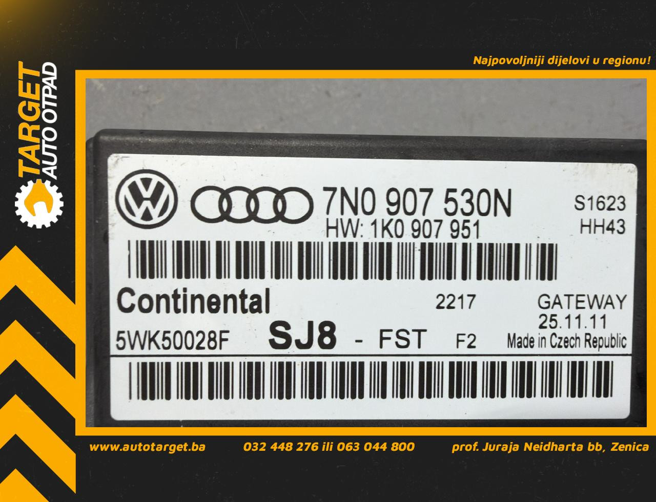 DIJELOVI ELEKTRONIKA MODUL VW TIGUAN > 11-15 2.0 7N0907530N