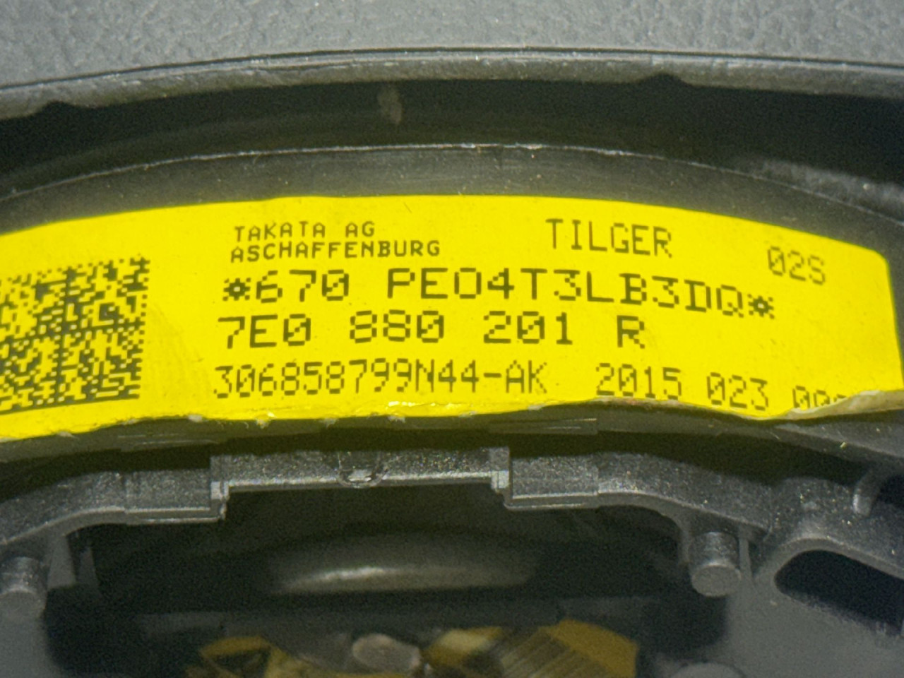 DIJELOVI AIRBAG VOLANA VW T6 > 15- 7E0880201R