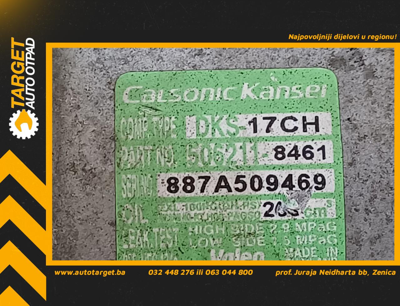 KOMPRESOR KLIME NISSAN NAVARA > 02-04 506211-8461