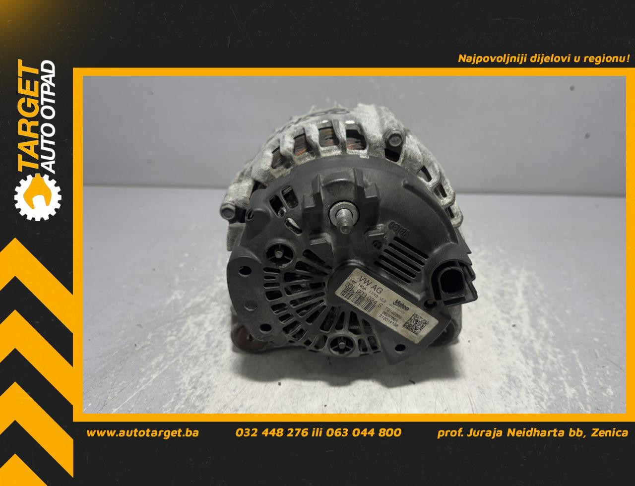 DIJELOVI ALTERNATOR VW AMAROK > 11-16 2.0 03L903024S