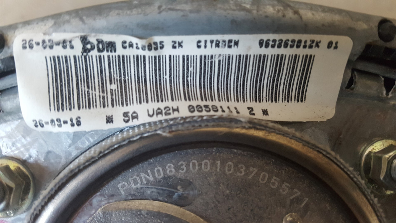 AIRBAG VOLANA CITROEN C5 > 01-04 SFG26451