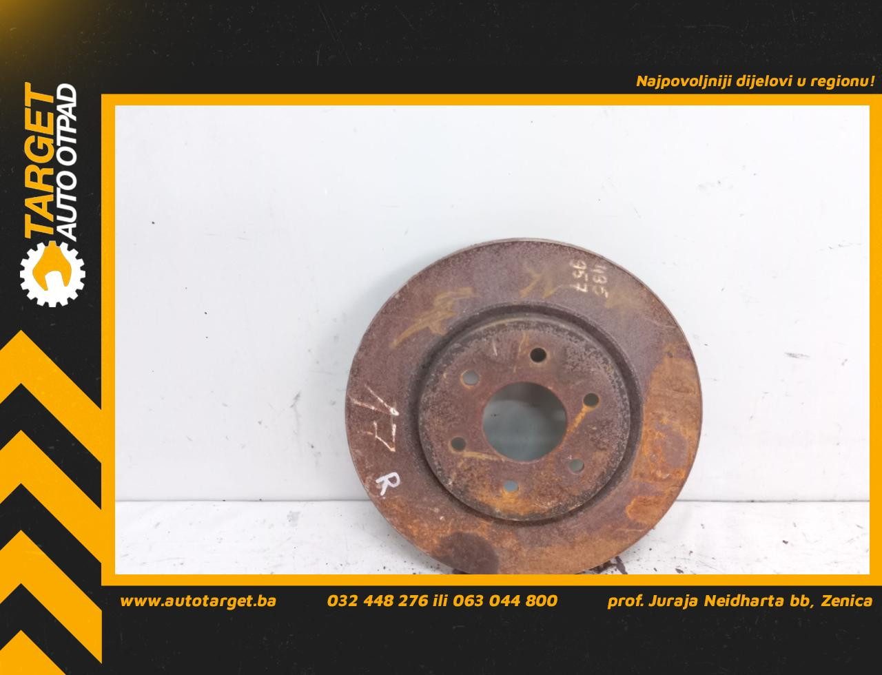 DIJELOVI KOCIONI DISK NISSAN NAVARA PATHFINDER > 10-15 2.5