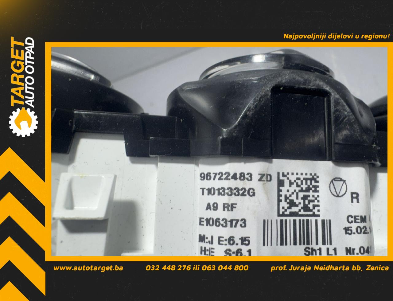 DIJELOVI PREKIDACI KLIME VW CADDY > 10-15 1.6 7N0907426N