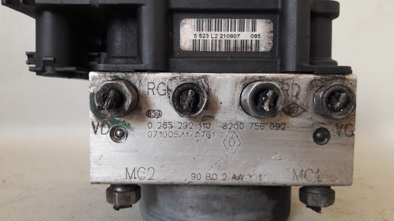 ABS ELEKTRONIKA DACIA SANDERO > 08-12 8200756092 026580