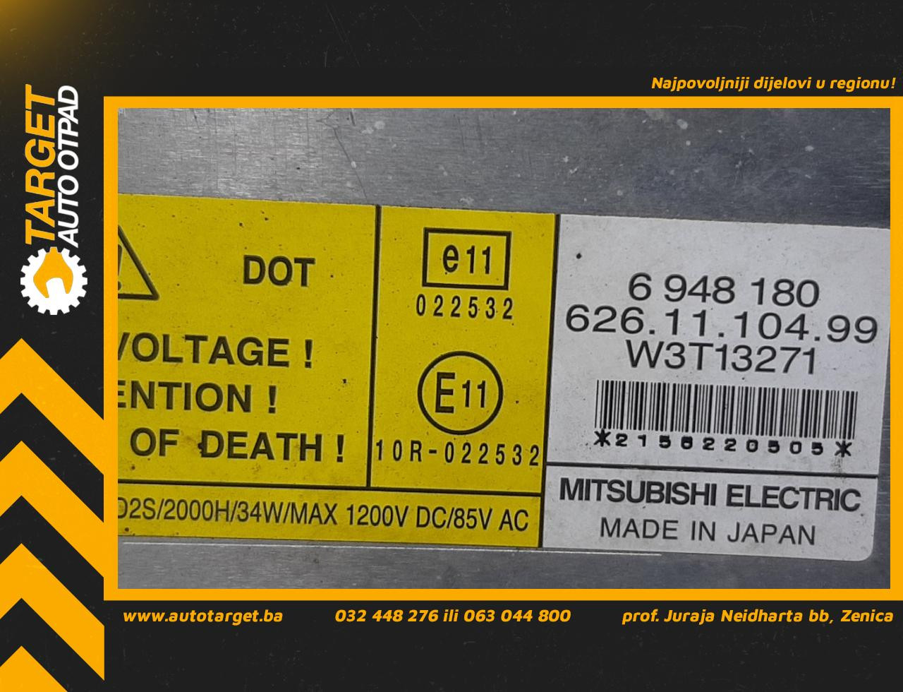 DIJELOVI BALAST FARA BMW SERIJA 3 (E90/E91) > 05-09 6948180