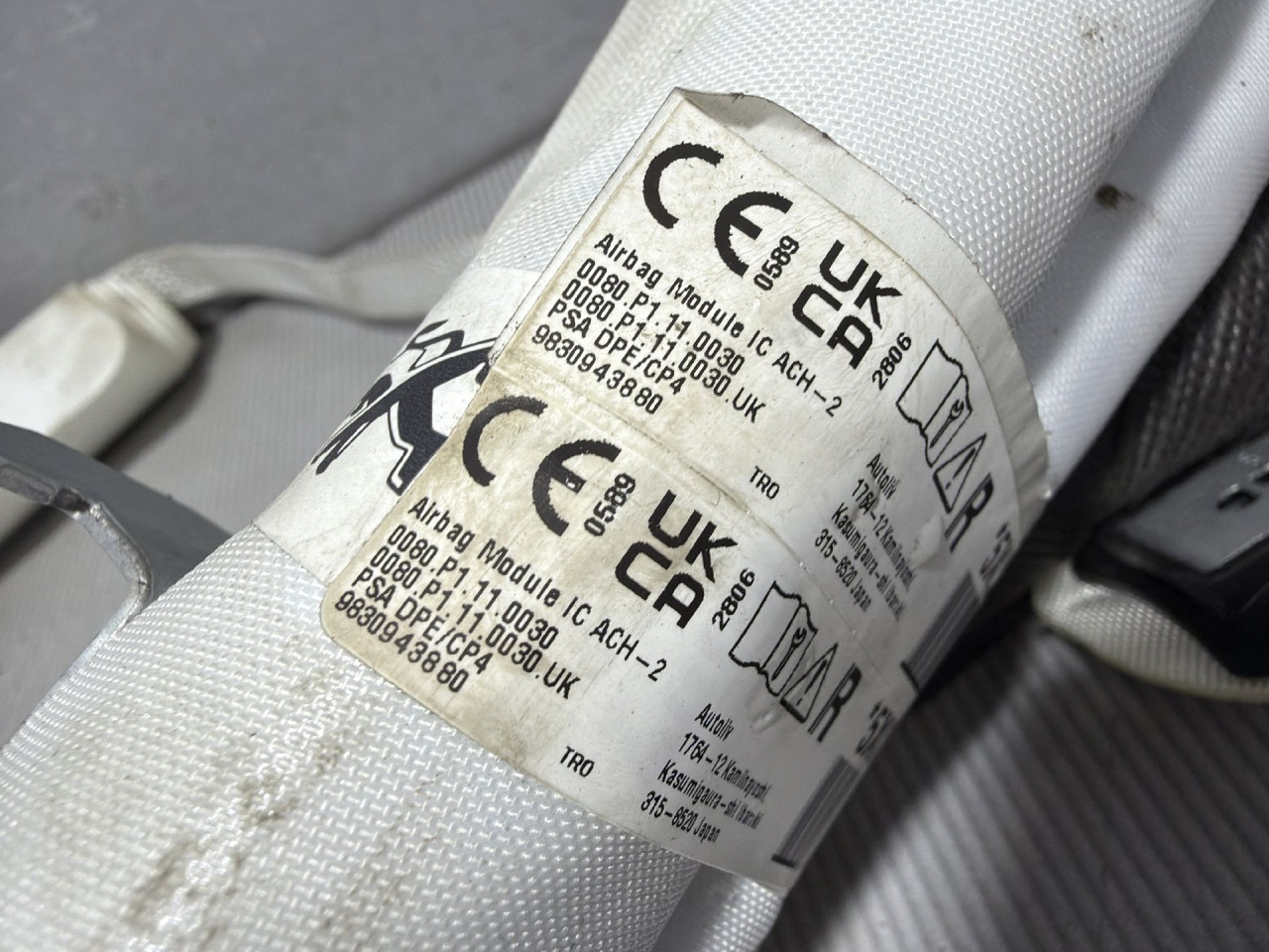 DIJELOVI KROVNI AIRBAG OPEL ASTRA L > 22 -  1.2 9830943880