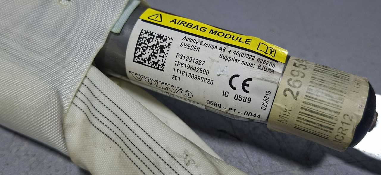 DIJELOVI KROVNI AIRBAG VOLVO V40 > 12-16 2.0 31291327 P31291327