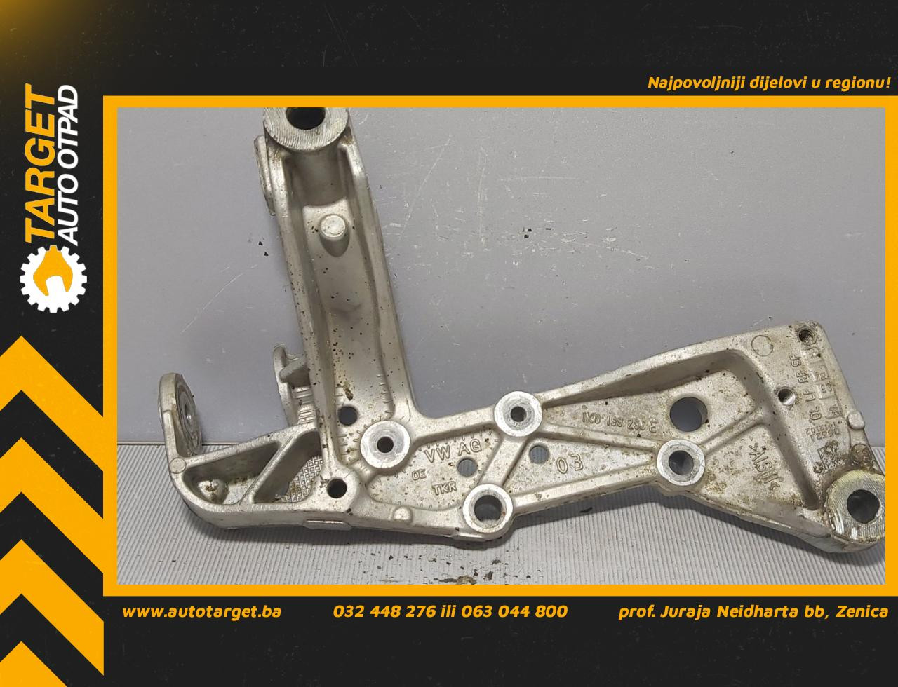 DIJELOVI NOSAC LAFETE VW GOLF 6 > 08-12 1K0199296E