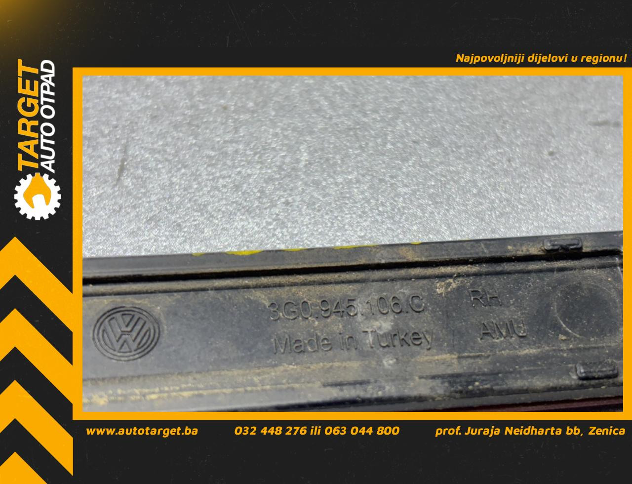 DIJELOVI KATADIOPTER VW PASSAT B8 > 14-19 2.0 3G0945106C