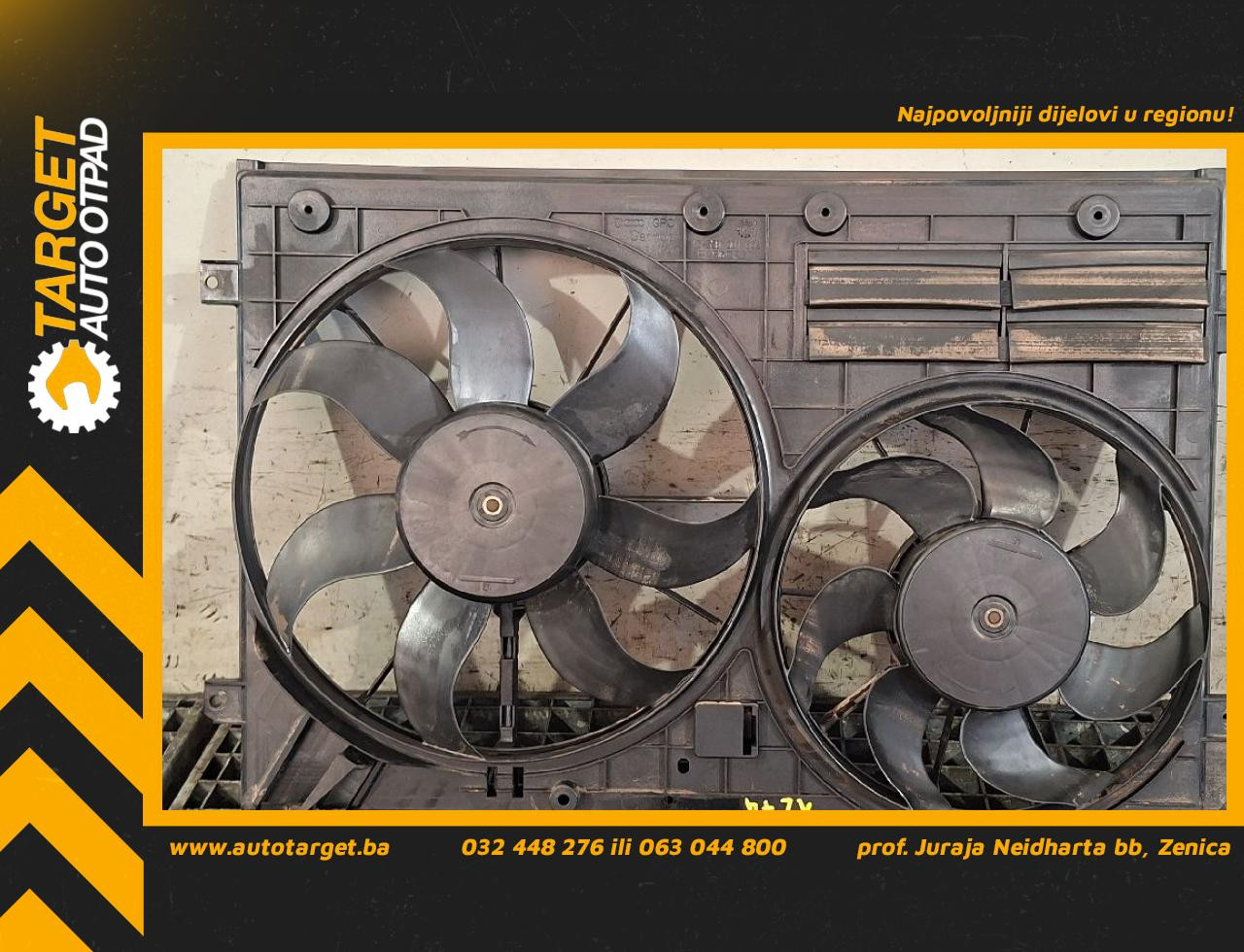 DIJELOVI VENTILATOR VW TIGUAN > 11-15