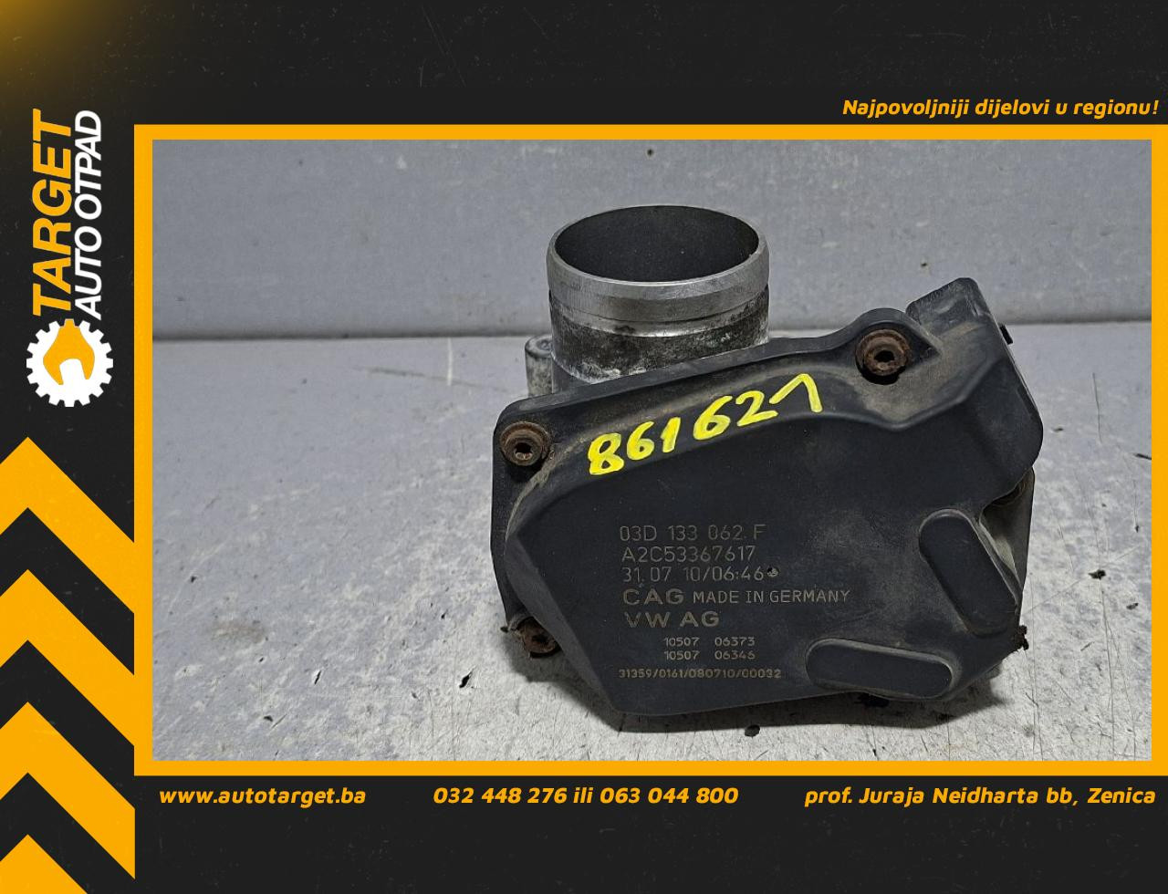 DIJELOVI DOZER KLAPNA VW POLO > 09-14 1.2 03D133062F