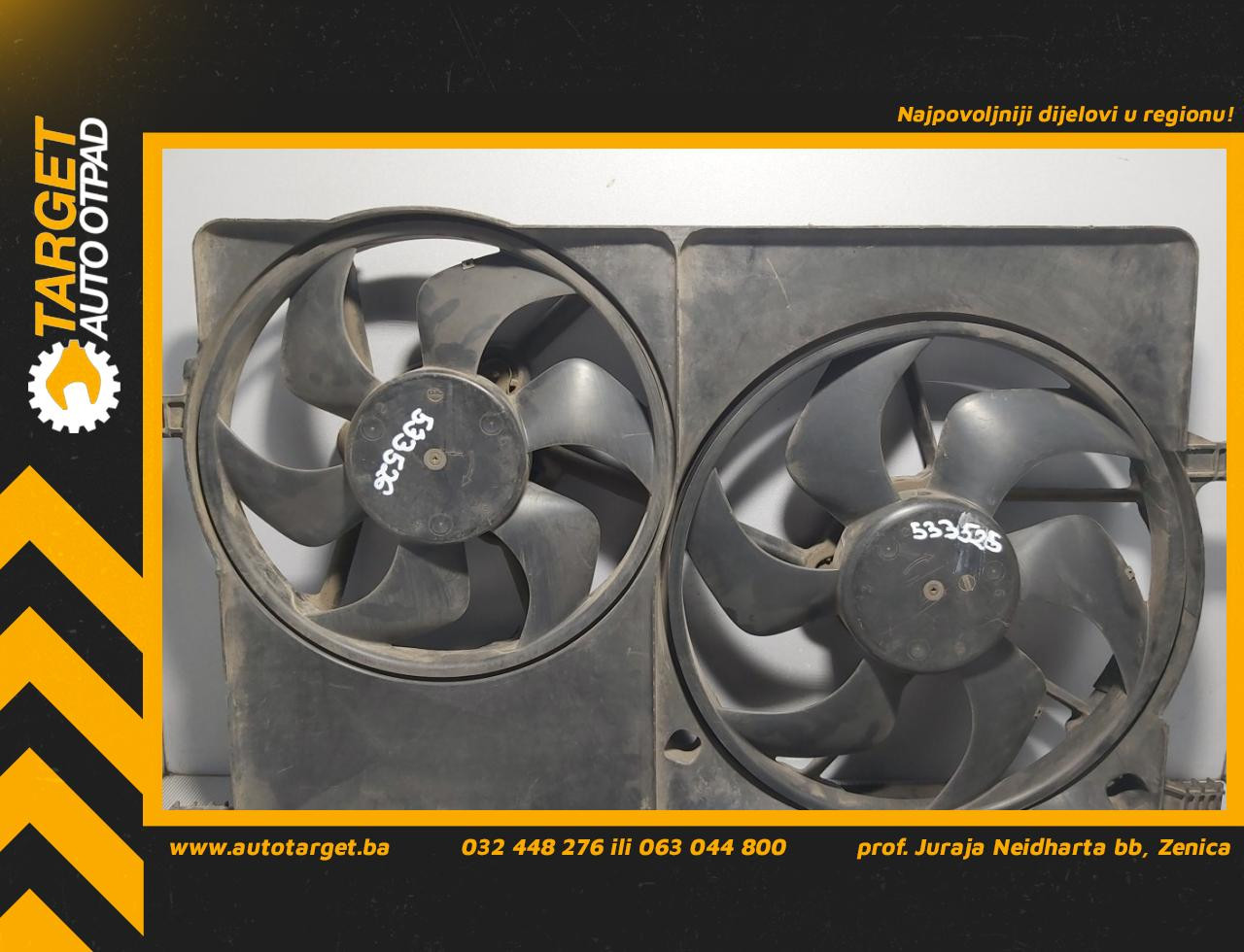 DIJELOVI VENTILATOR RENAULT VEL SATIS > 02-09