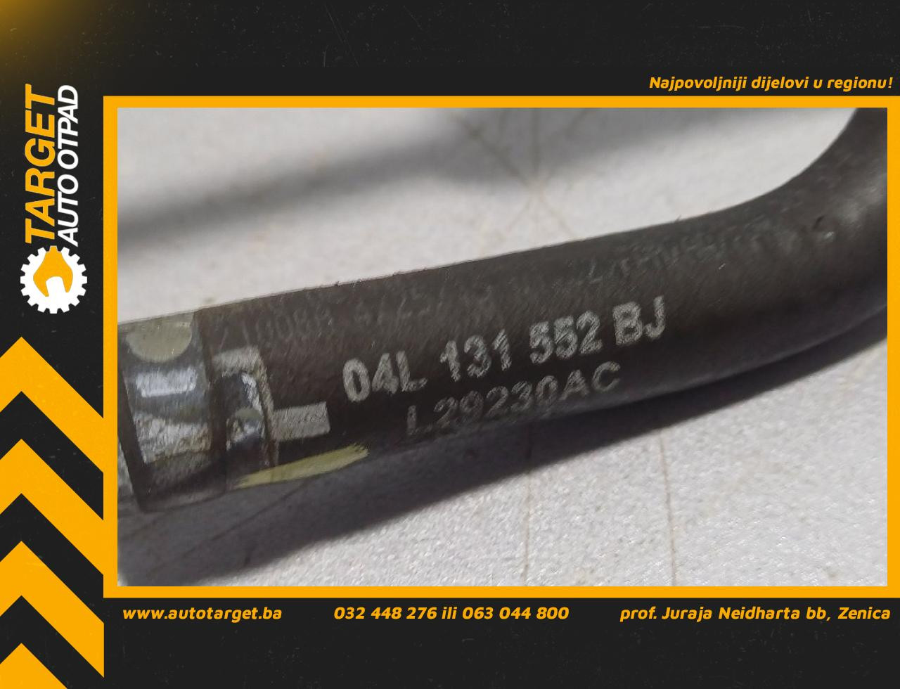 DIJELOVI CRIJEVO AUDI A6 4G > 14-18 2.0 04L131552BJ