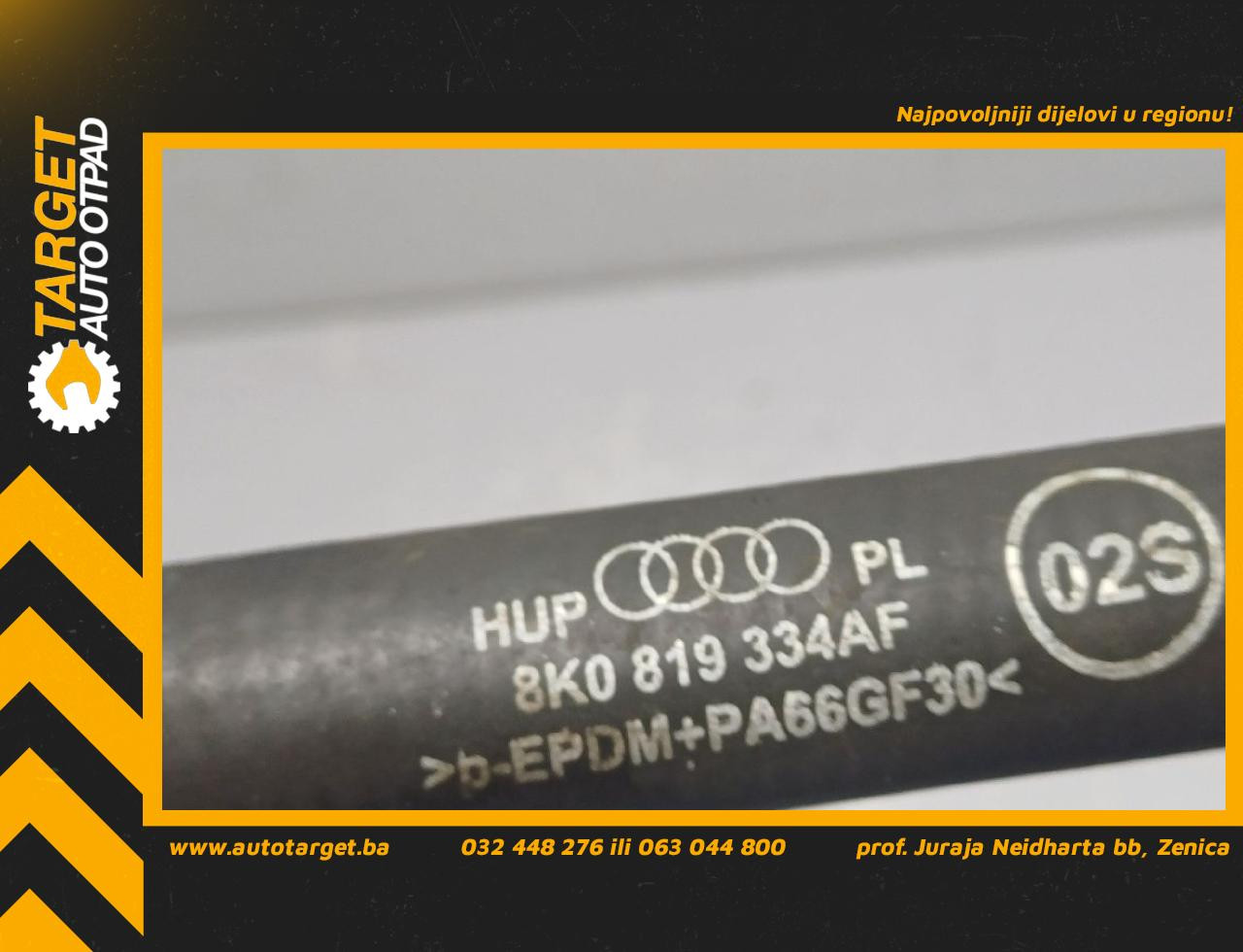 DIJELOVI CRIJEVO AUDI A4 (B8) > 12-15 2.0 8K0819334AF
