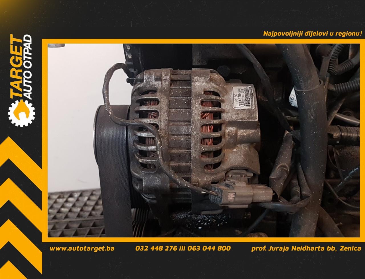 DIJELOVI ALTERNATOR MAZDA 6 > 02-05 2000 A3TB4981