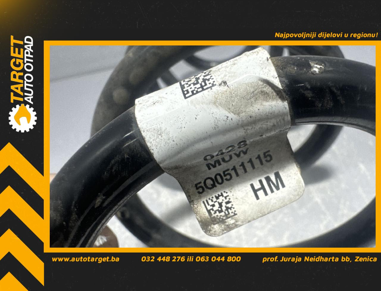 DIJELOVI OPRUGA AMORTIZERA VW GOLF 8 > 19- 2.0 5Q0511115HM