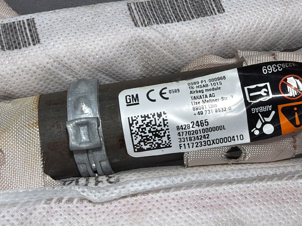 DIJELOVI KROVNI AIRBAG OPEL INSIGNIA > 17-19 1.6 84282465
