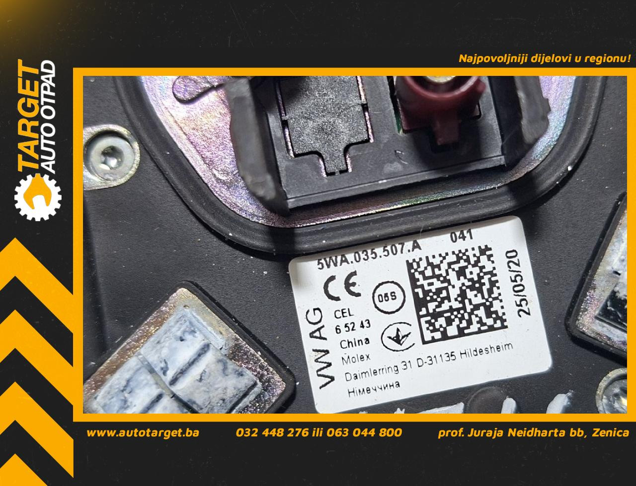 DIJELOVI ANTENA SKODA OCTAVIA > 19- 2.0 5WA035507A
