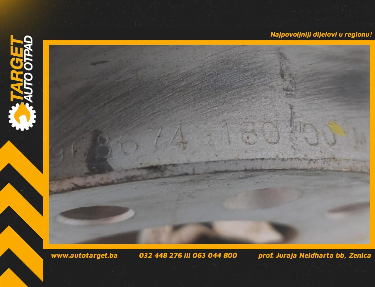 DIJELOVI KOCIONI DISK PEUGEOT 508 > 11-14 9686749180