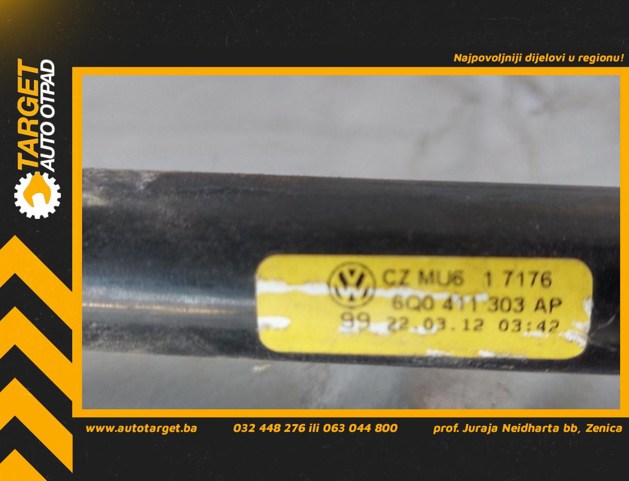 DIJELOVI BALANS STANGA AUDI A1 > 10-14 6Q0411303AP