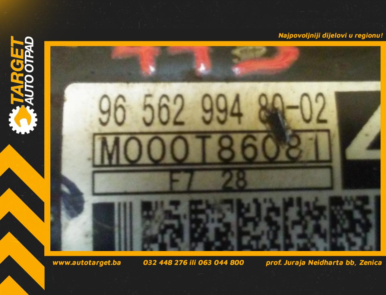 DIJELOVI ALNASER PEUGEOT 307 > 01-05 2.0 M000T86081 M000T86081