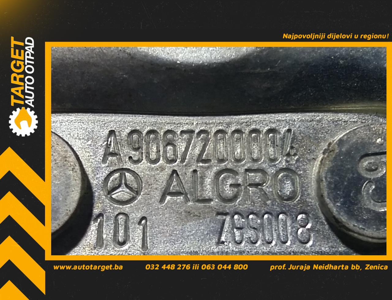 DIJELOVI BAGLAMA MERCEDES SPRINTER > 06-13 A9067200004