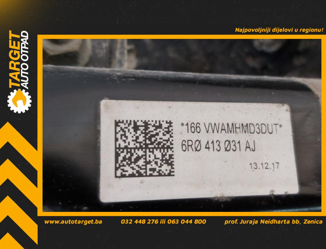 DIJELOVI AMORTIZER VW POLO > 09-14 6R0413031