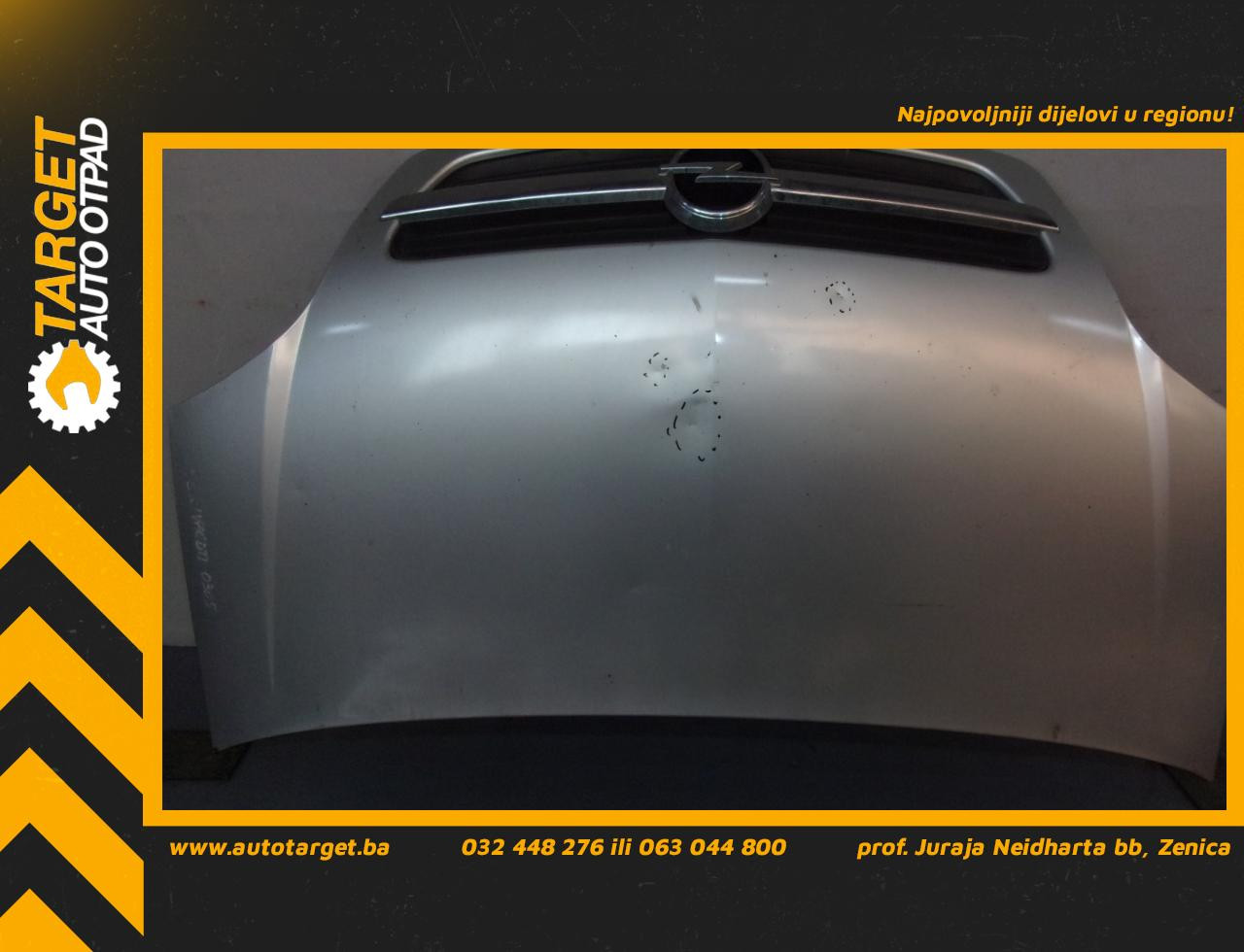 DIJELOVI HAUBA OPEL MERIVA > 03-06 OP350007