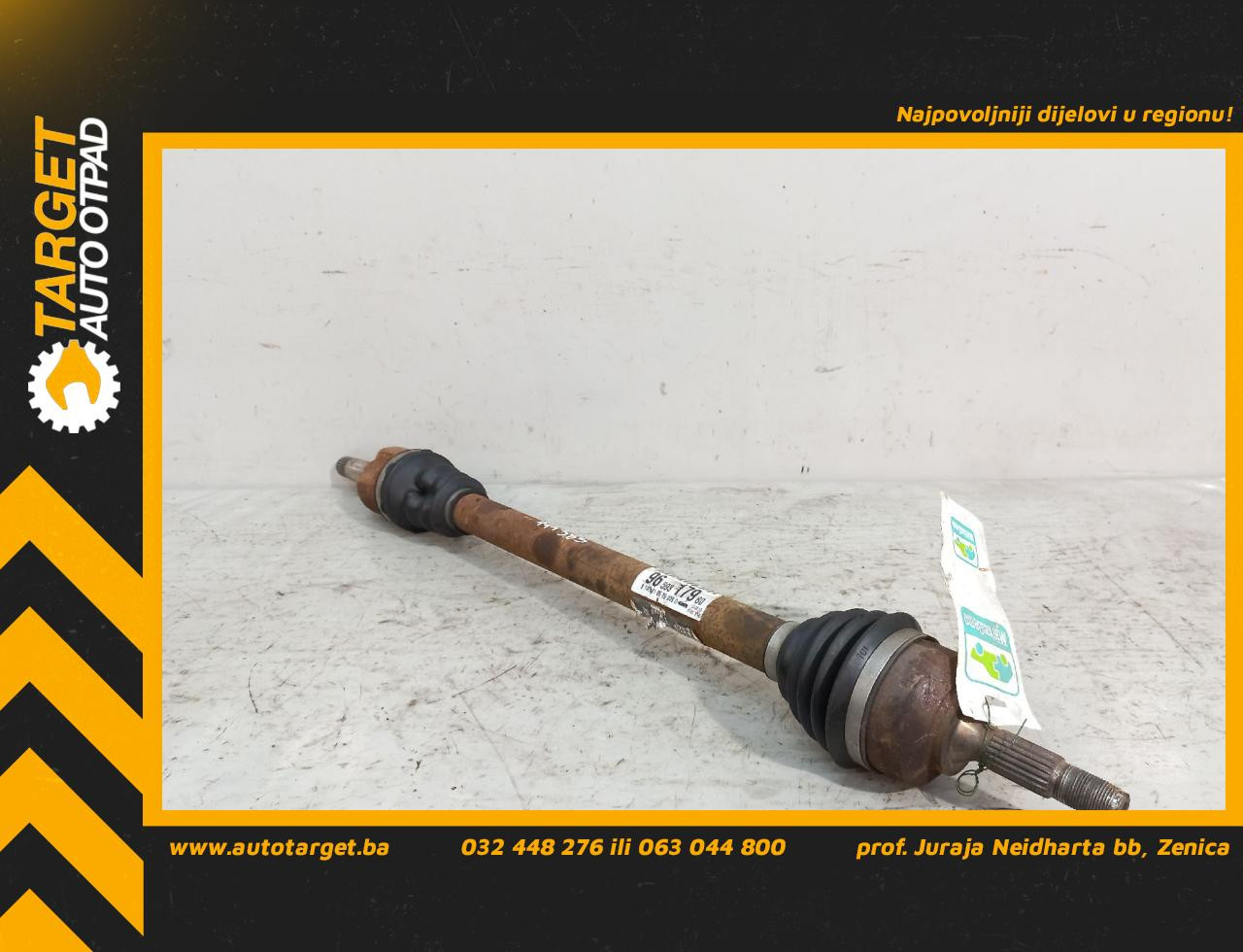 DIJELOVI POLUOSOVINA PEUGEOT 207 > 06-09 9659317980