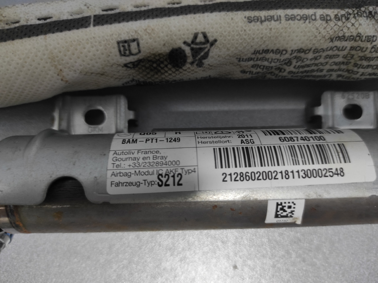 KROVNI AIRBAG MERCEDES E KLASA (W212) > 09-13 BAMPT1124