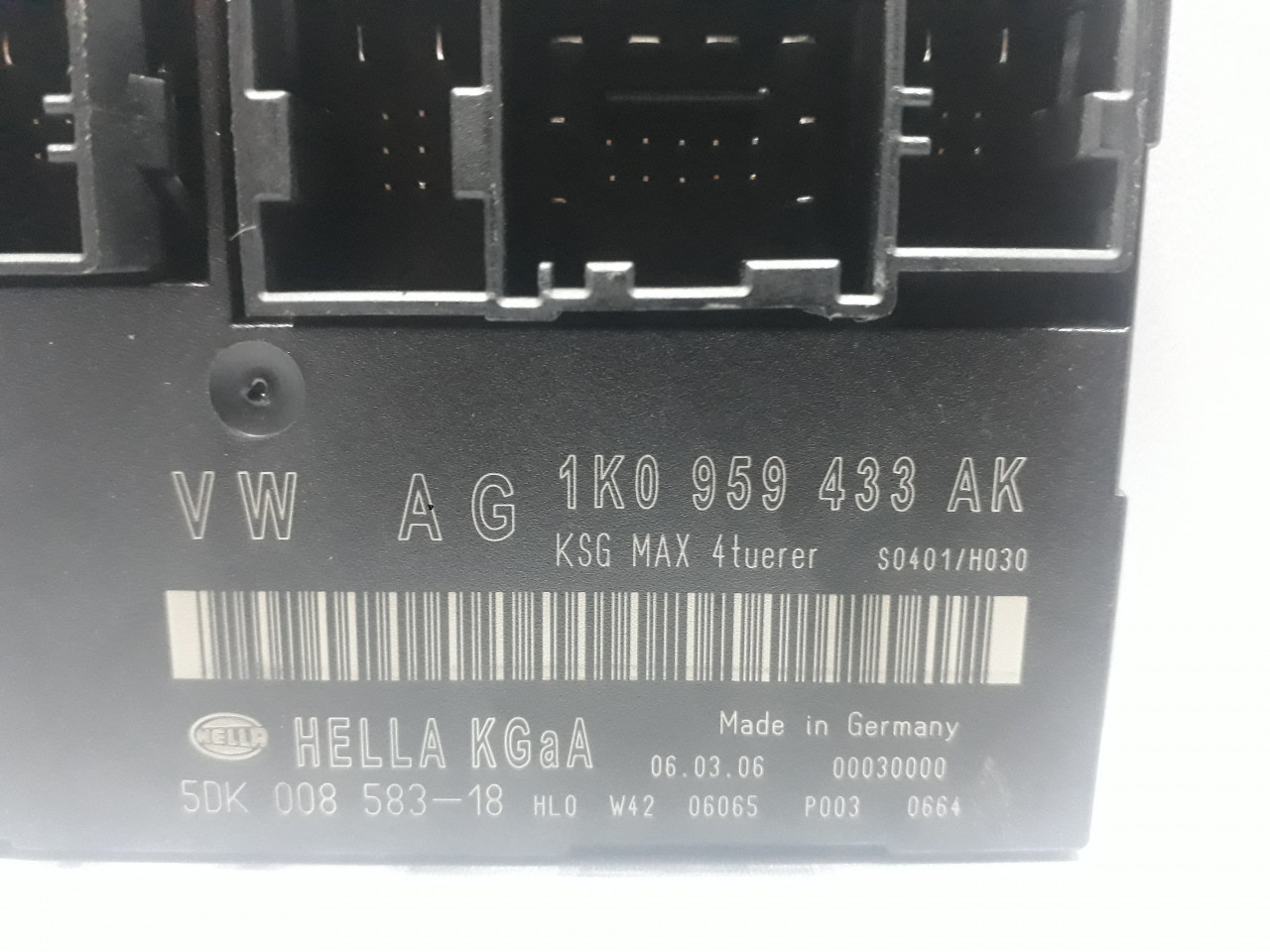 ELEKTRONIKA MODUL VW GOLF 5 > 03-08 1K0959433AK