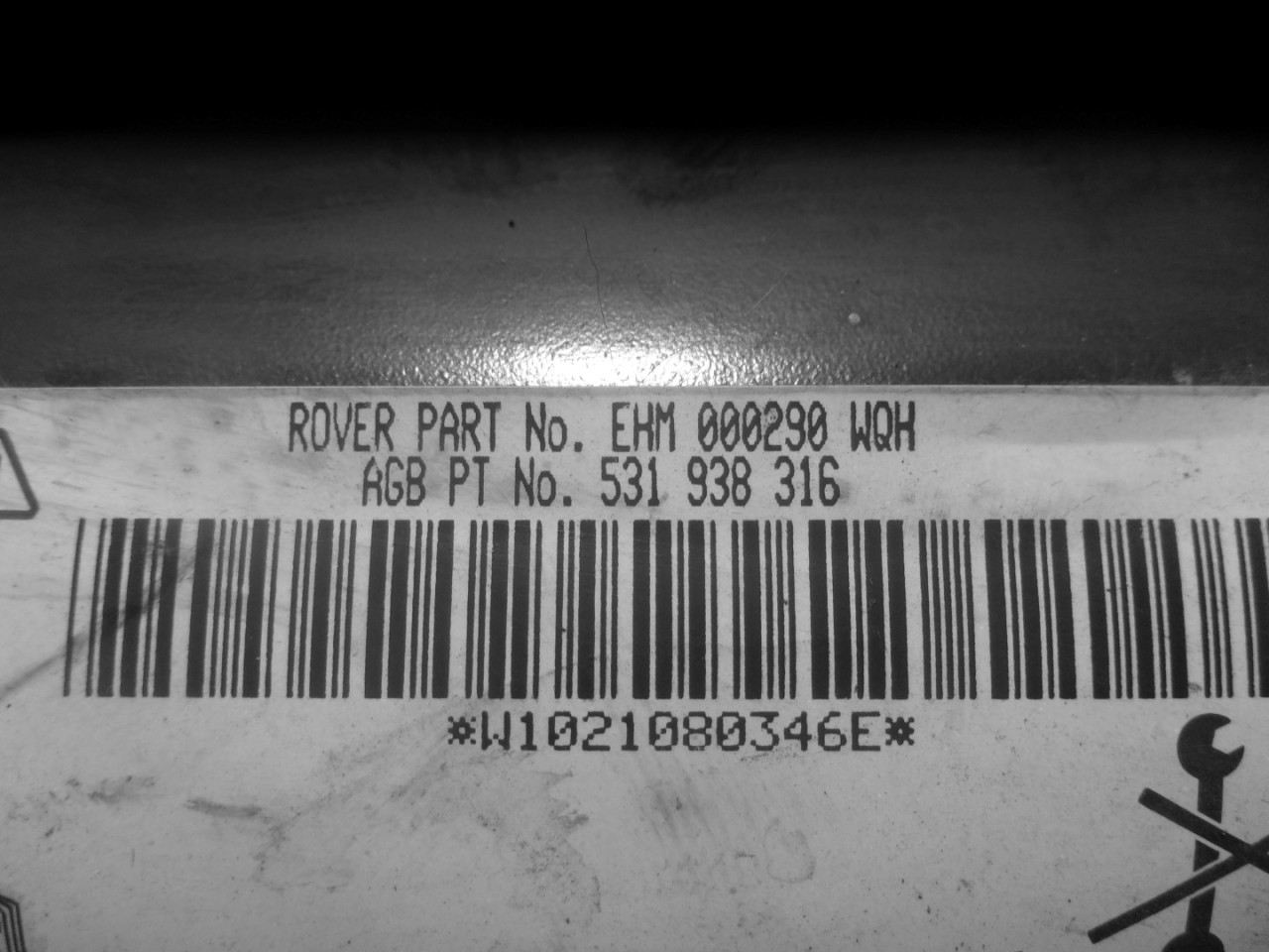 AIRBAG SUVOZACA LAND ROVER  LR715044 531938316