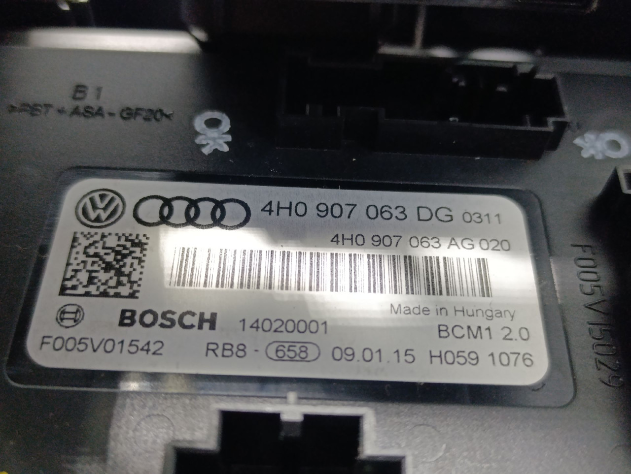 KOMFORT ELEKTRONIKA AUDI A7 S-LINE > 14-18 4H0907063DG