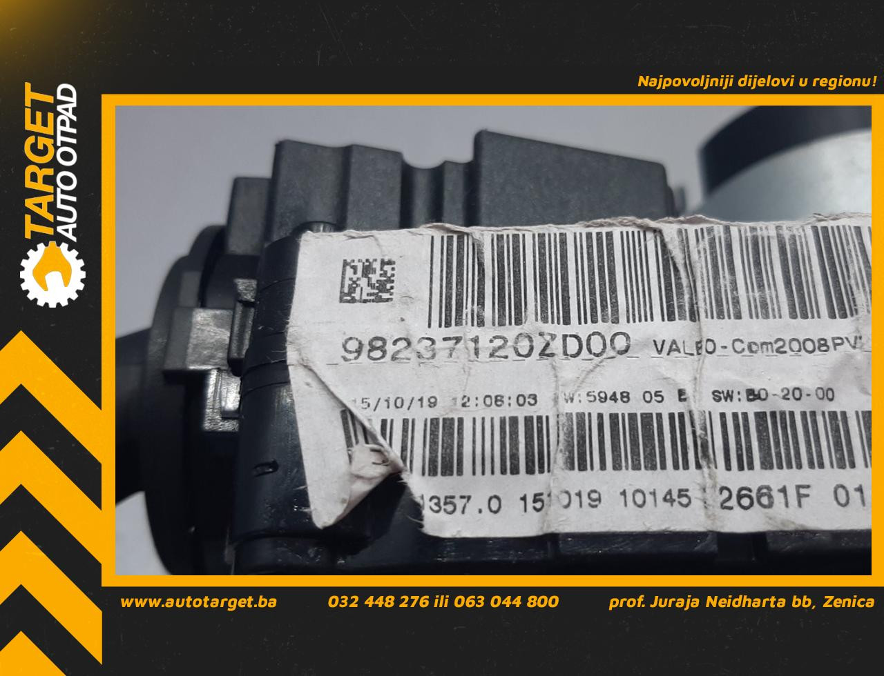 DIJELOVI RUCICE VOLANA PEUGEOT 2008 > 13-16 98237120ZD00