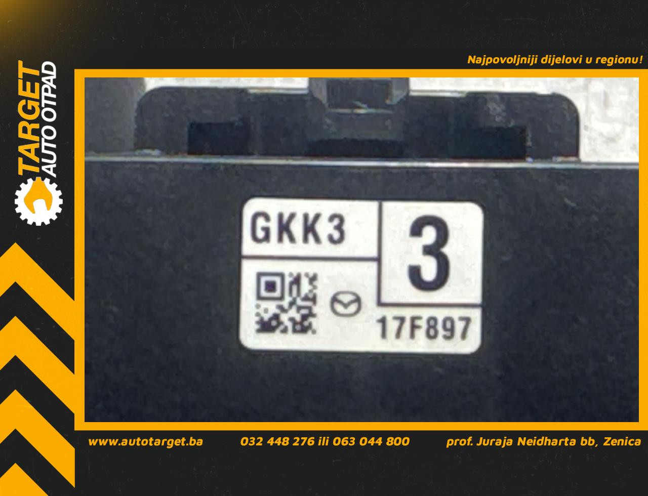DIJELOVI RUCICA VOLANA MAZDA 3 > 13-16 2.2 GKK317F897