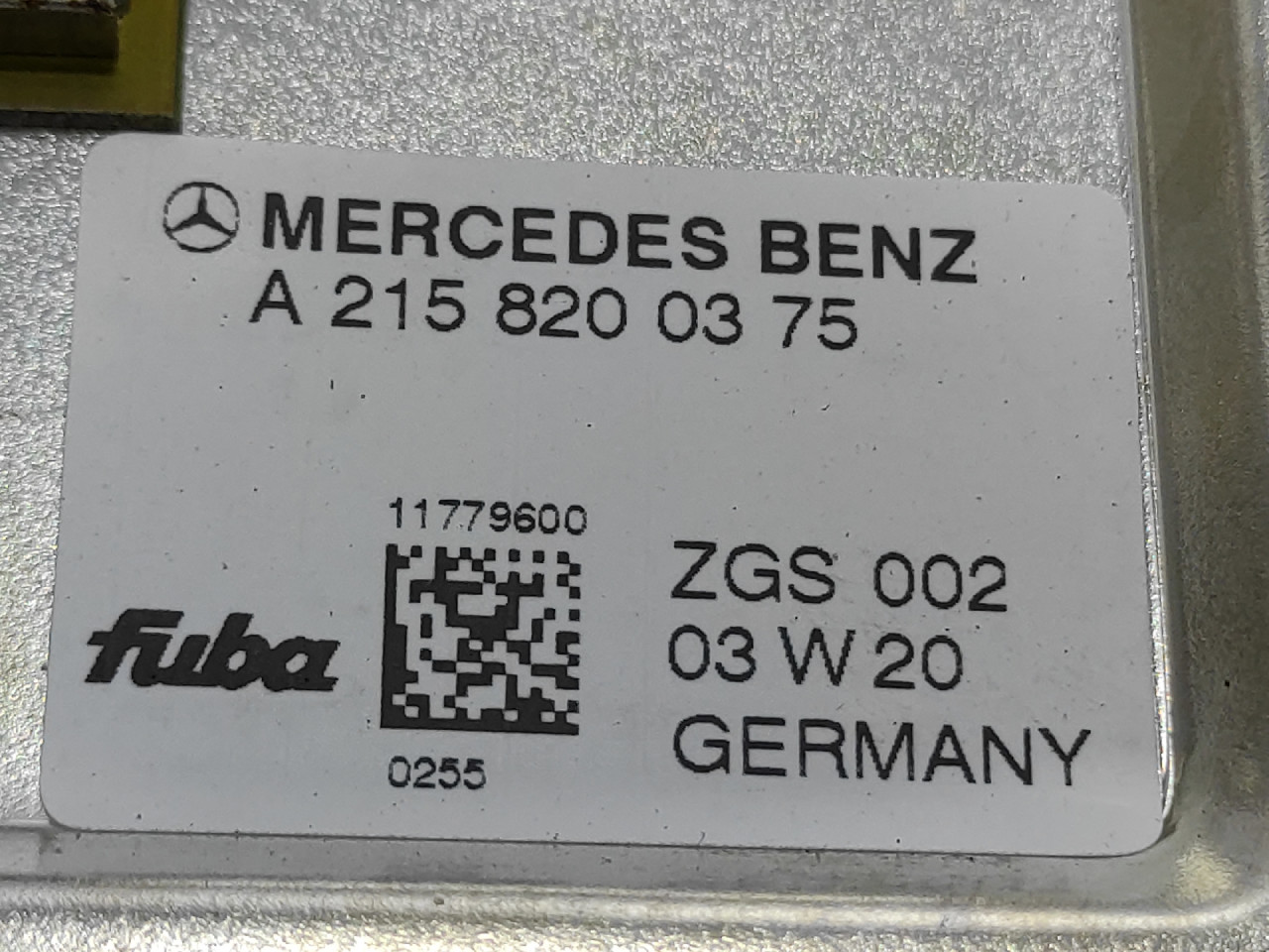 ANTENA MERCEDES CL KLASA (W215) > 98-06 A2158200375