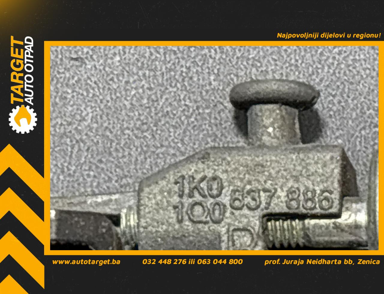 DIJELOVI RUCKA VRATA VW GOLF 5 > 03-08 1K0837886