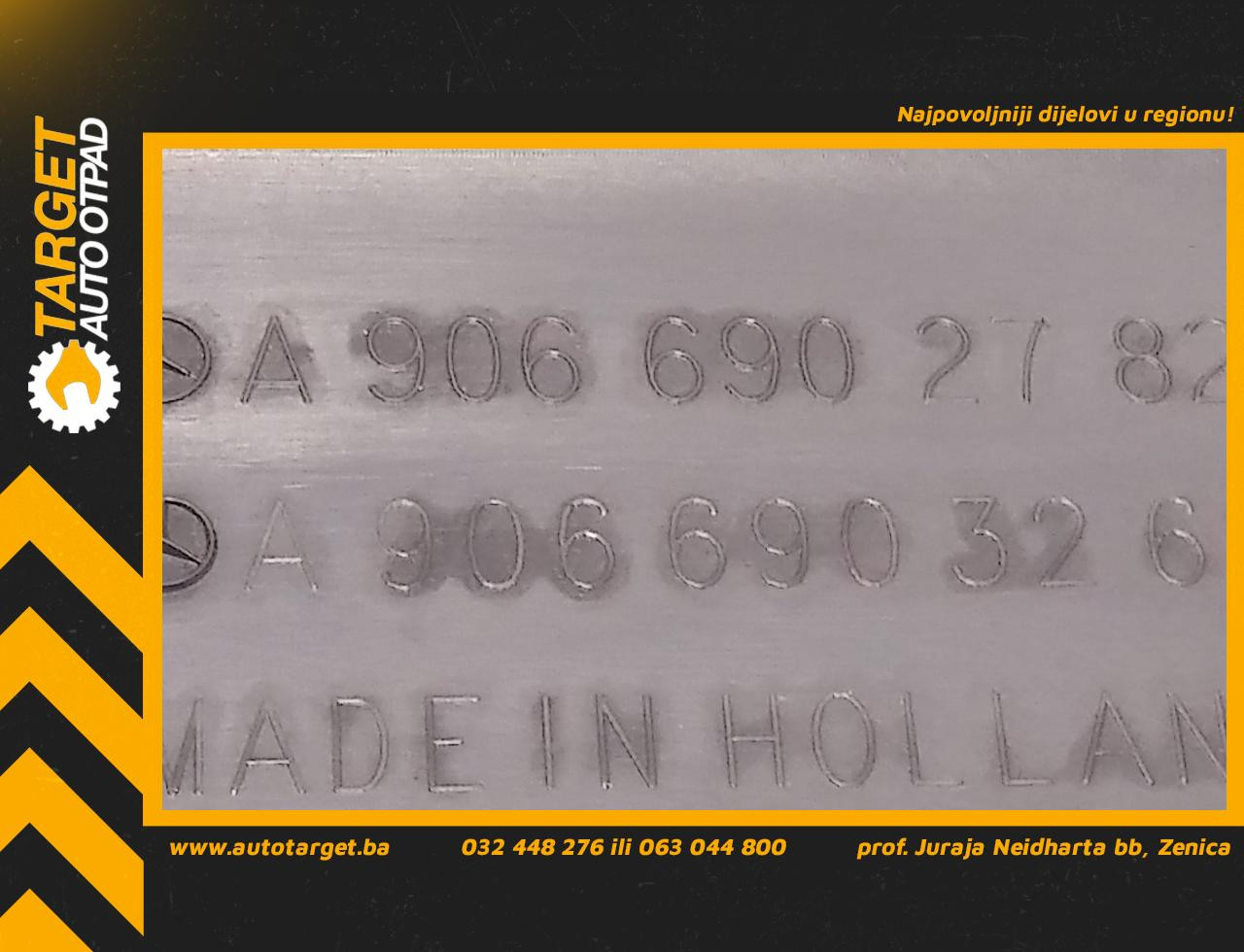 DIJELOVI PLASTIKA MERCEDES SPRINTER > 13-18 2.2 A9066902782