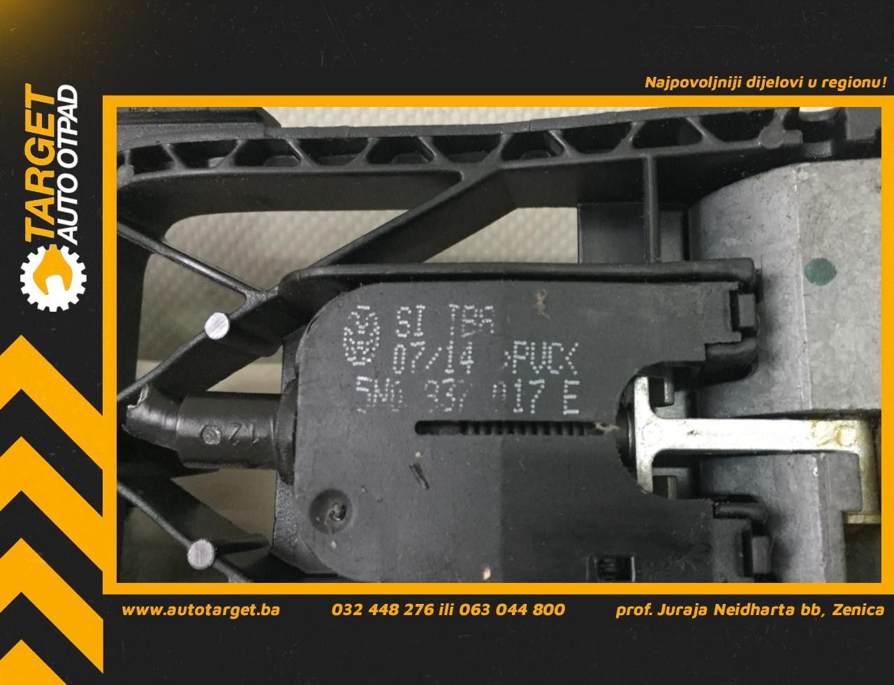 DIJELOVI RUCKA VRATA VW UP > 12-16 5N0837017E