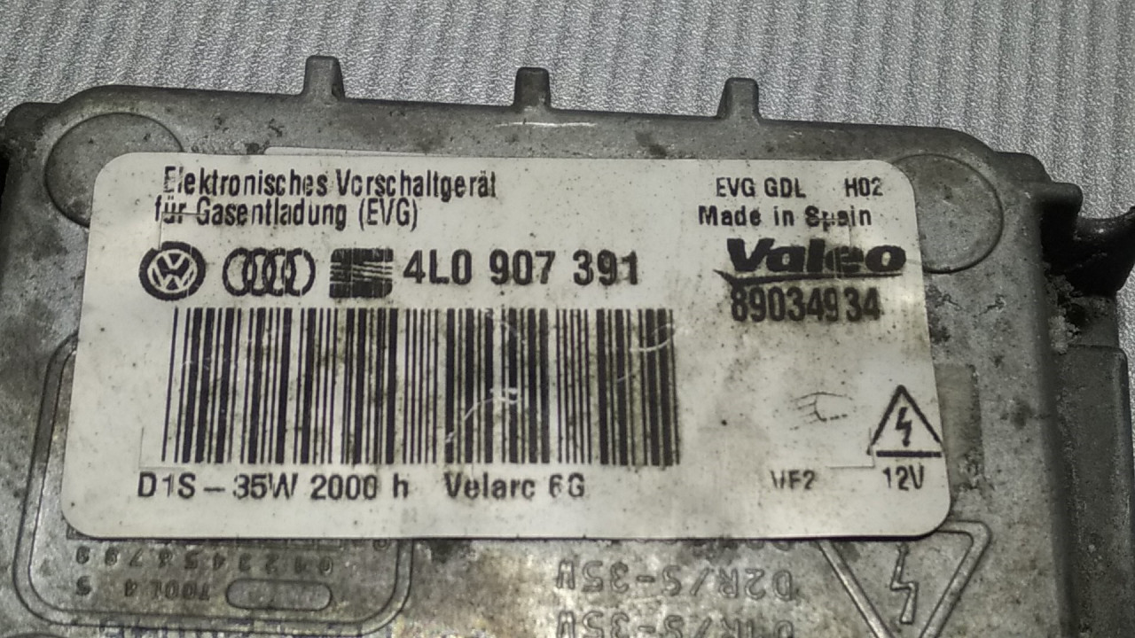DIJELOVI BALAST FARA AUDI Q7 > 06-09 4L0907391