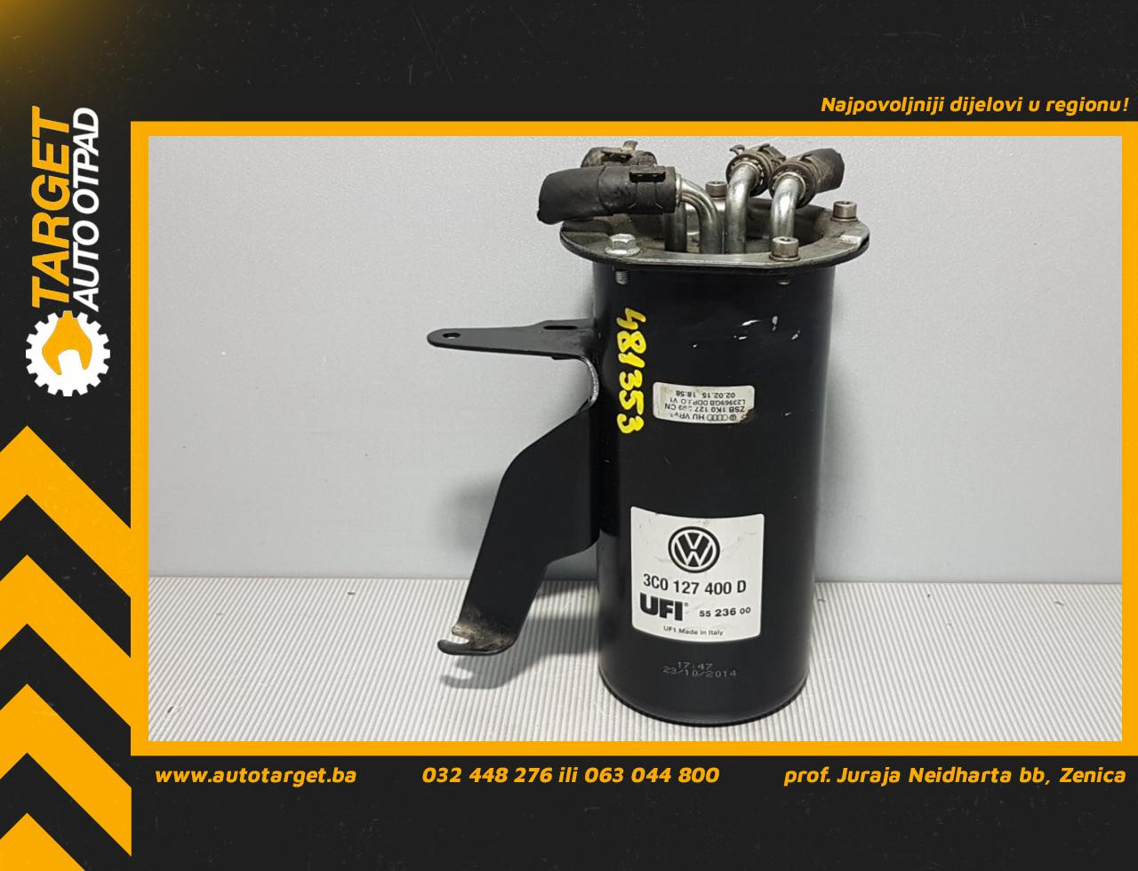DIJELOVI FILTER GORIVA VW CADDY > 10-15 2.0 3C0127400D