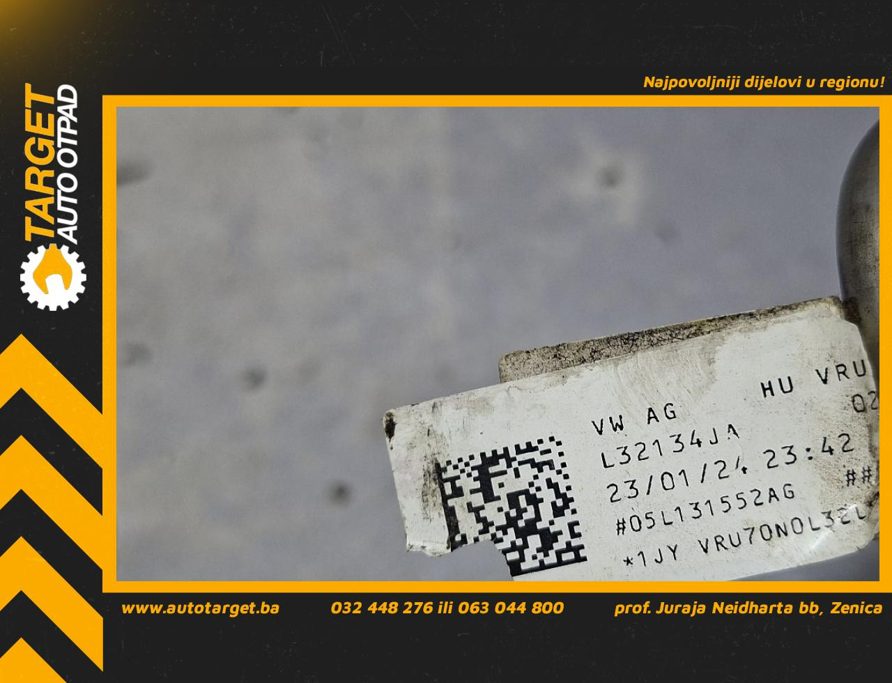 DIJELOVI CRIJEVO AUDI Q3 > 18- 2.0 05L131552AG