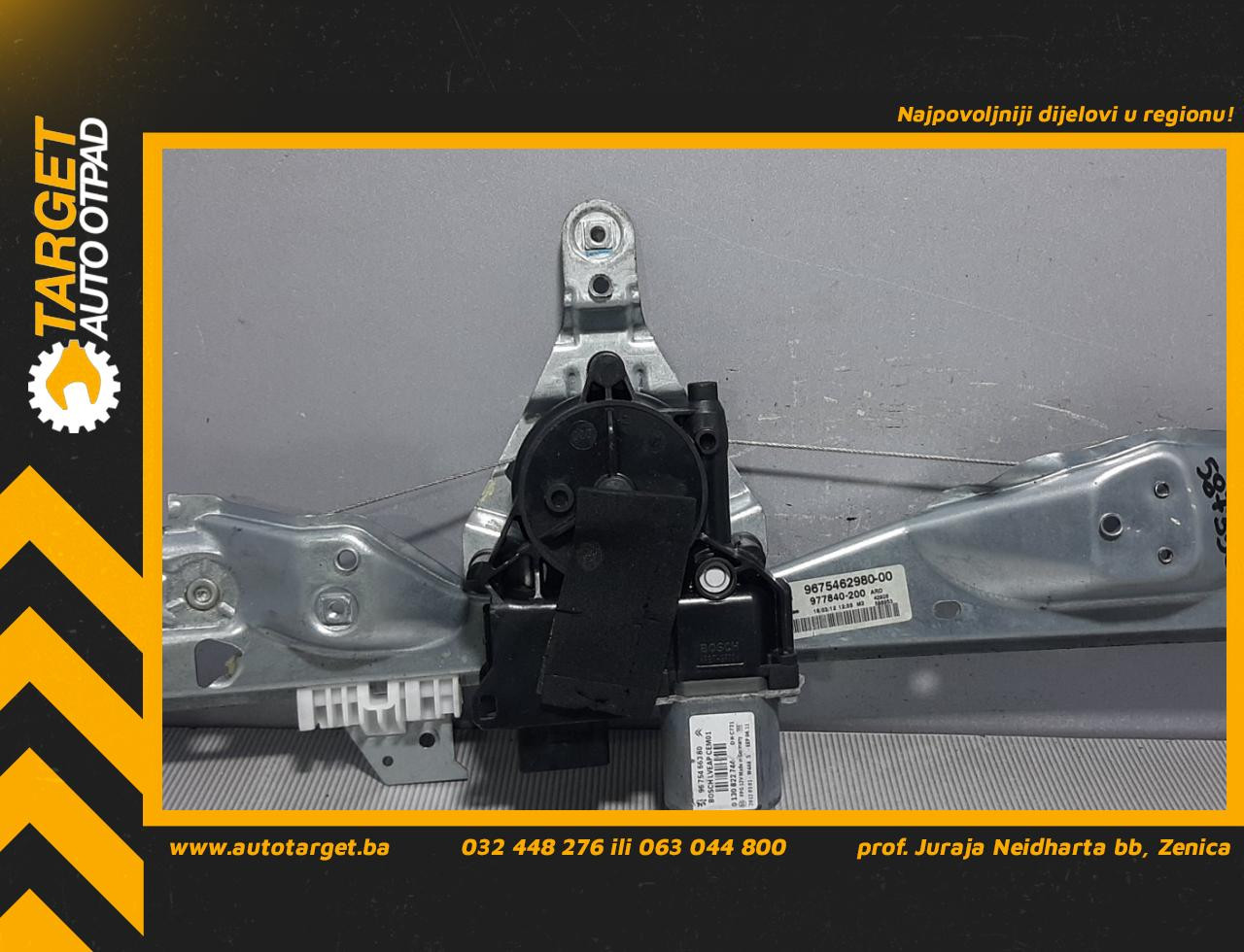 ELEKTRO PODIZAC STAKLA PEUGEOT 308 > 11-13 9675462980