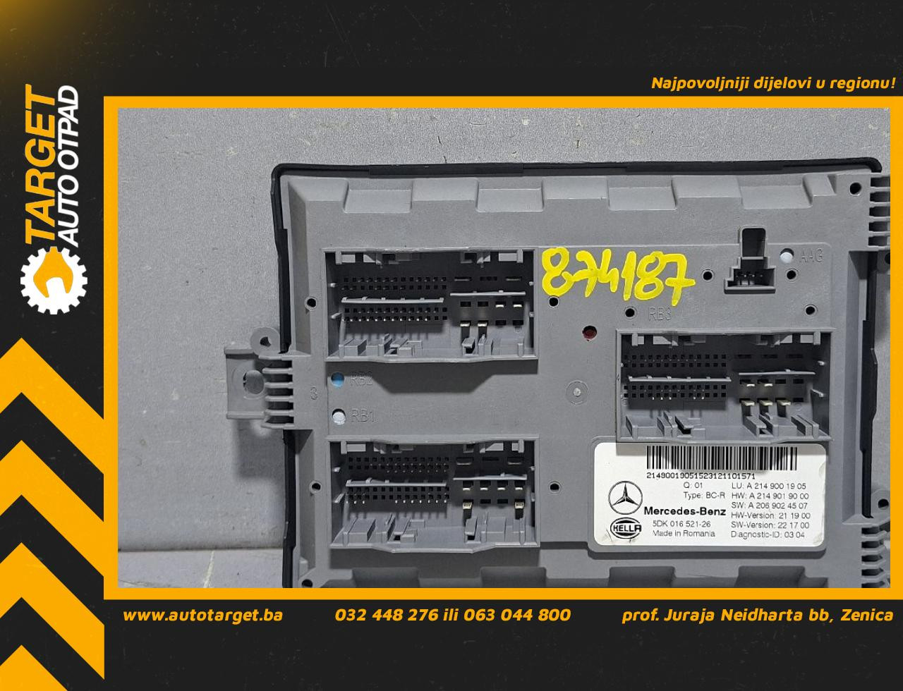 ELEKTRONIKA MODUL MERCEDES C KLASA (W206/S206) > 21- A2149001905