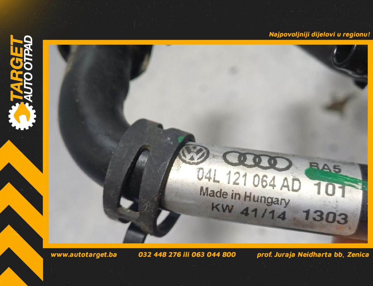 DIJELOVI CRIJEVO VW GOLF 7 SW > 13- 2.0 04L121064AD
