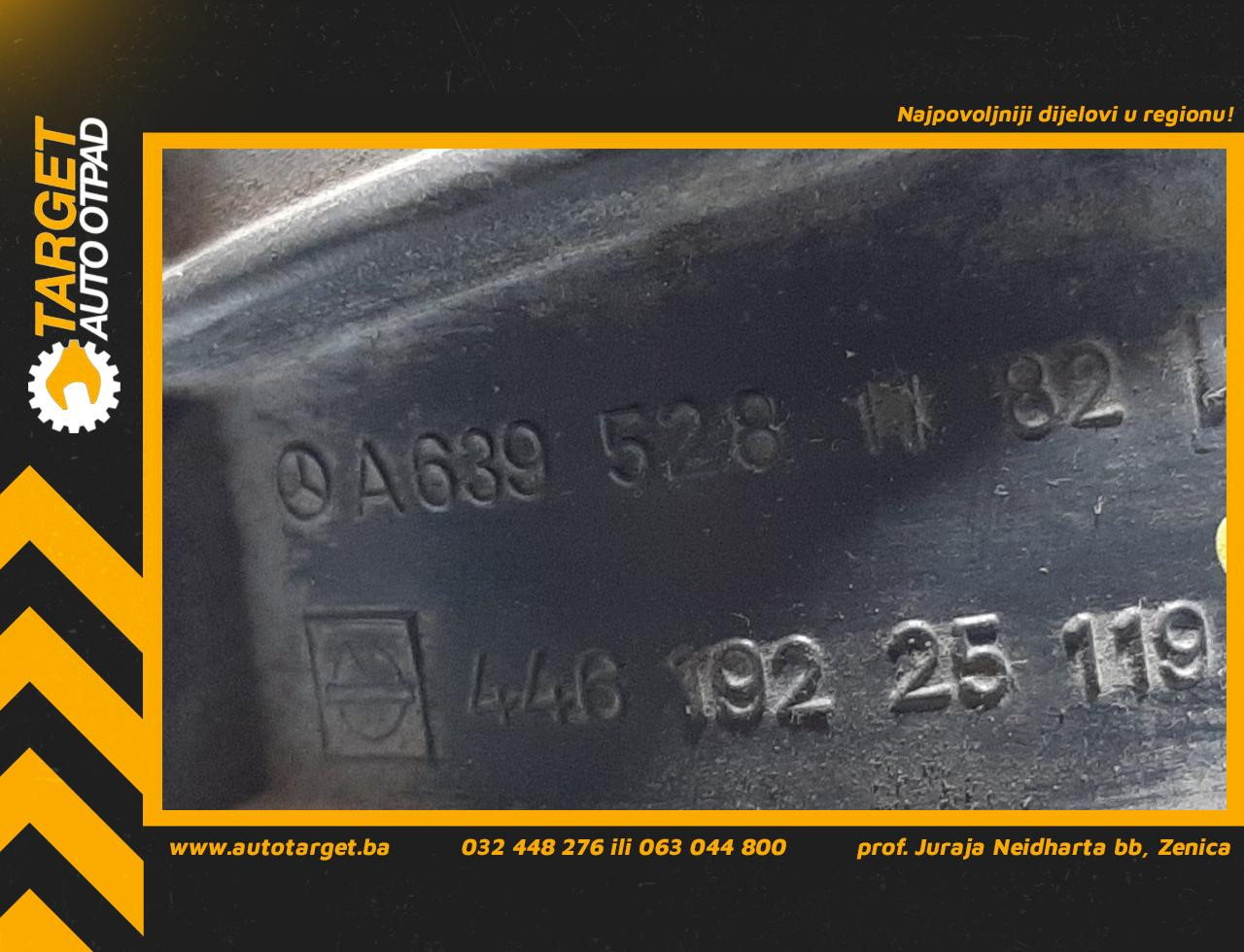 CRIJEVO MERCEDES VITO (W639) V KLASA > 03-10 A6395281182