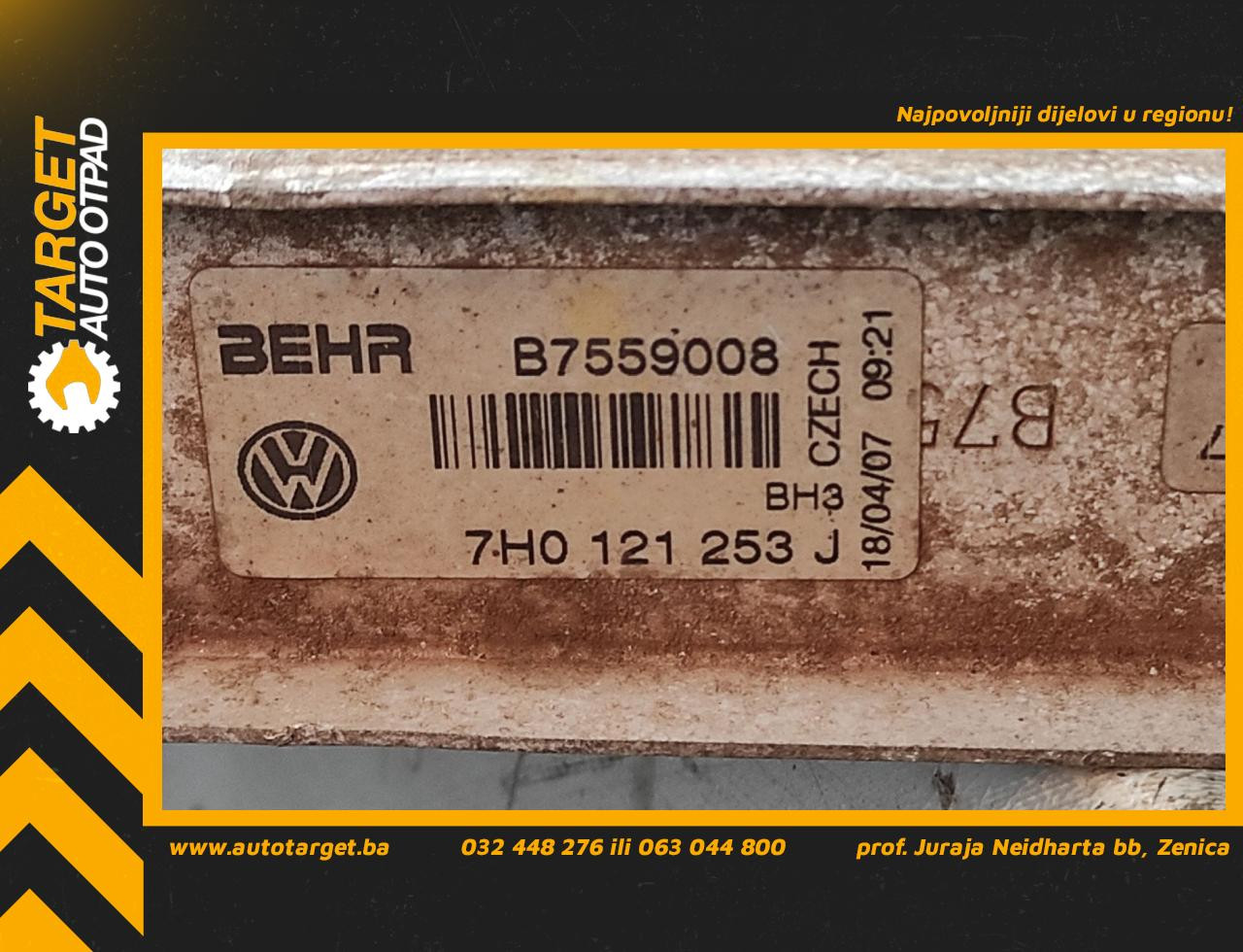 DIJELOVI HLADNJAK VODE VW T5 > 03-09 7H0121253J
