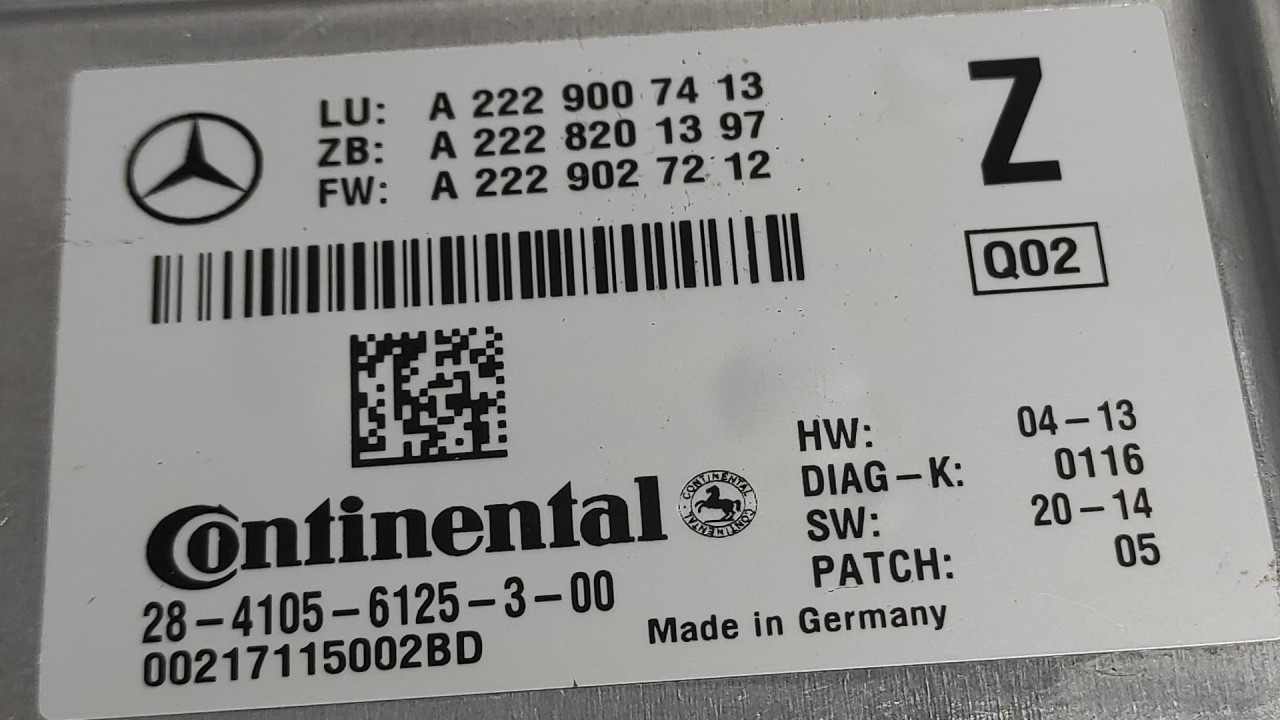 ELEKTRONIKA MODUL MERCEDES GLC (X253) > 16- A2229007413